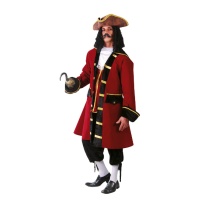 Disfarce de Capitão Pirata elegante para homem