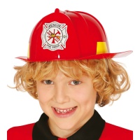 Capacete de bombeiro para crianças - 59 cm