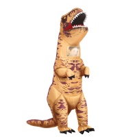 Fato de dinossauro Rex insuflável para adulto