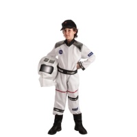 Fato de astronauta do espaço infantil