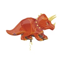 Balão silhueta XL de dinossauro triceratops de 106 x 60 cm - Anagram