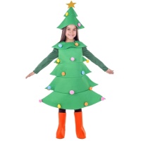 Disfarce de árvore de Natal infantil