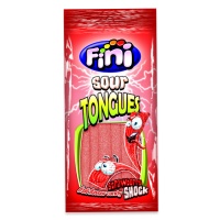 Línguas de morango com pica pica - Fini sour tongues - 90 g