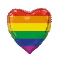 Balão de Silhueta Gay Pride XL 92 cm