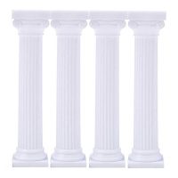 Colunas gregas para bolo 12,5 x 2 cm - Pastkolor - 4 unid.
