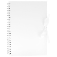 Álbum branco com folhas brancas A4 30,7 x 21,6 cm - Artemio - 1 pc.