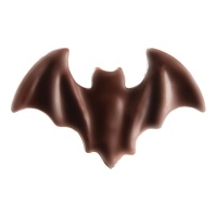 Figuras de morcego de Halloween em chocolate negro - 192 unidades