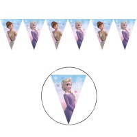 Bandeirolas de Frozen lilás - 2,3 m