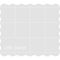 7 x 8 x 0,8 cm base de carimbo acrílico ergonómico quadrado - Artis decor