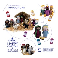Livro de modelos de presépio de Natal da Happy Cotton - DMC