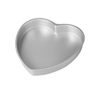 Forma de alumínio de coração de 30 x 7,5 cm - Decora