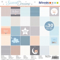 Kit de papel para scrapbooking Sweet Dreams - Artemio - 60 folhas