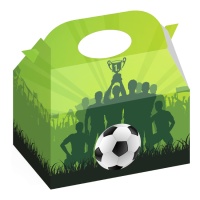 Caixa de cartão dos campeões de futebol 16 x 10,5 x 16 cm - 12 unidades.
