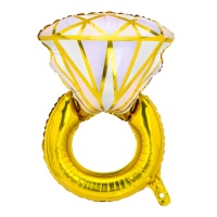 Balão de Anel de casamento de 60 x 95 cm - PartyDeco