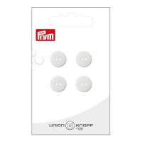 Botões brancos de 1,2 cm com dois furos - Prym - 4 unid.