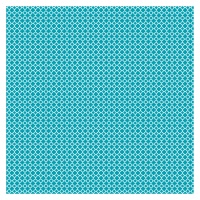 Papel de presentes em mosaico azul de 1,52 x 0,76 m