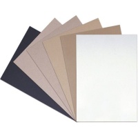 Kit de cartolinas lisas de cores básicas de 25,4 x 18 cm - Artis decor - 18 unidades
