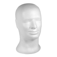 Figura de cortiça da cabeça de um homem 20 x 31 cm - 1 pc.