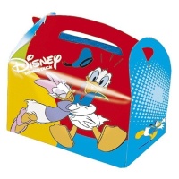 Caixa de cartão de Pato Donald e Daisy