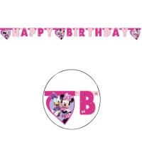 Pink Minnie e Daisy Happy Birthday Wreath - 2 m