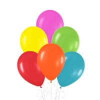 Balões de látex de cores sortidas de 23 cm - Amber - 24 unidades