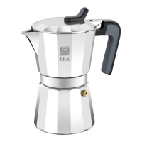 Máquina de café italiana 9 chávenas Deluxe2 vitro - Bra