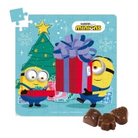 Puzzle com chocolates Minions 102 gr - Dekora