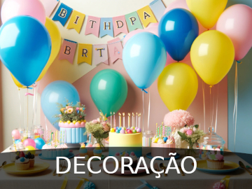 Decoração para festas