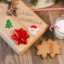 Decorações para presentes de natal