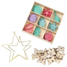 Figuras e objetos decorativos para Trabalhos Manuais