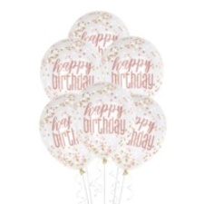 Balões de látex de aniversário