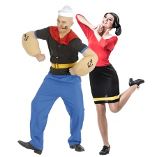 Disfarces de Popeye e Olívia