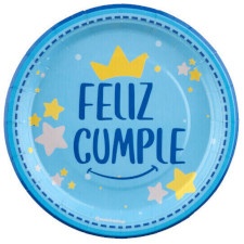Feliz aniversário azul