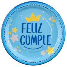 Feliz aniversário azul