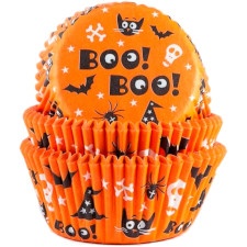 Forminhas e picks para cupcakes de Halloween