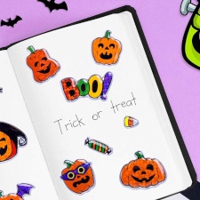 Adesivos de Halloween