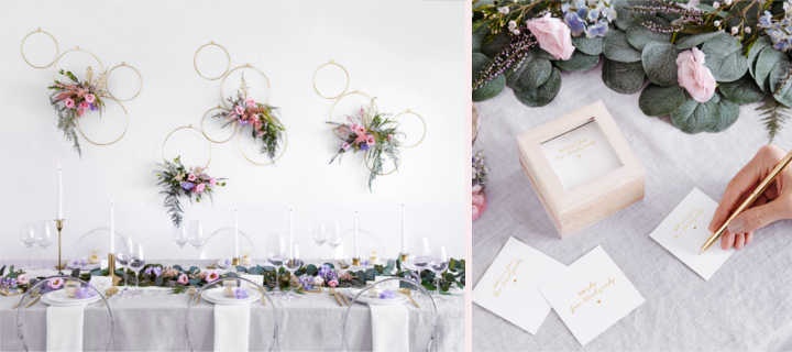  Decoração Love & Leaves para festas de casamento - Básicos para a mesa 1