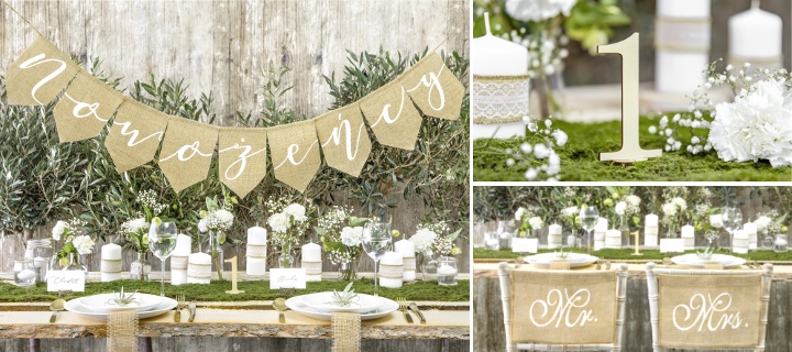  Decoração Natural para festas de casamento - Básicos para a mesa 1