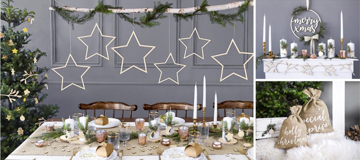  Decoração natalícia Natural Christmas - Básicos para a mesa 1