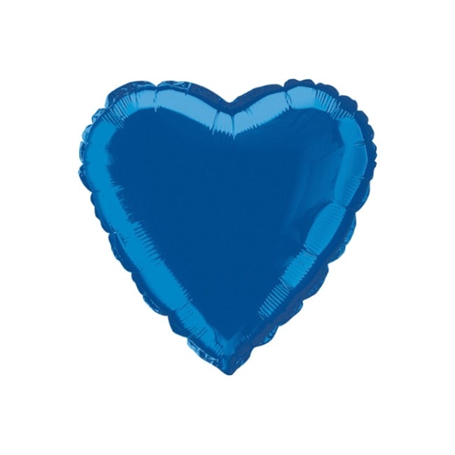 Balão coração colorido 45 cm - Qualatex - 1 unid.