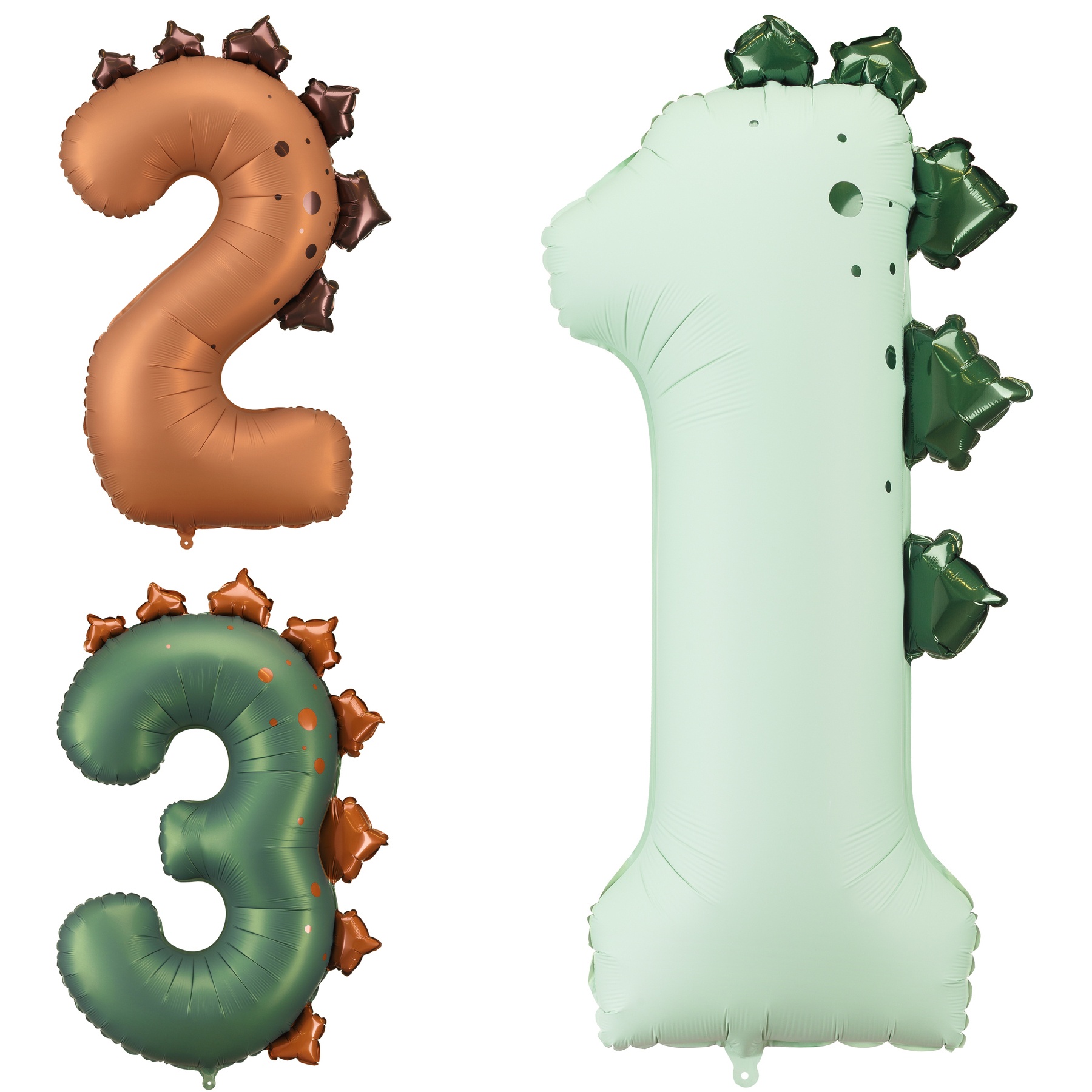 Balão de Número Dinossauro de 92 cm - PartyDeco - 1 unidade