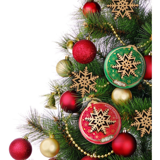 Pendente para Árvore de Natal de chocolate de 24 g - Dekora - 1 unidade por 1,50 € Pendente para Árvore de Natal de chocolate de 24 g - Dekora - 1 unidade por 1,50 €