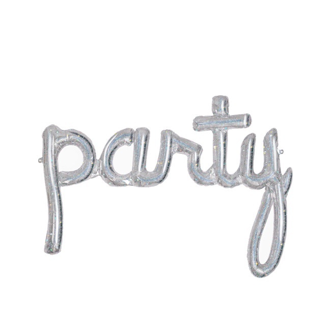 Balão de festa letras 1,12 m