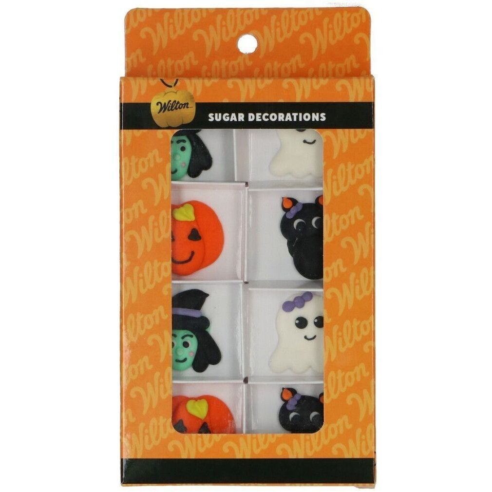 Figuras de açúcar de Halloween de bruxa e gato - Wilton - 8 unidades - 2
