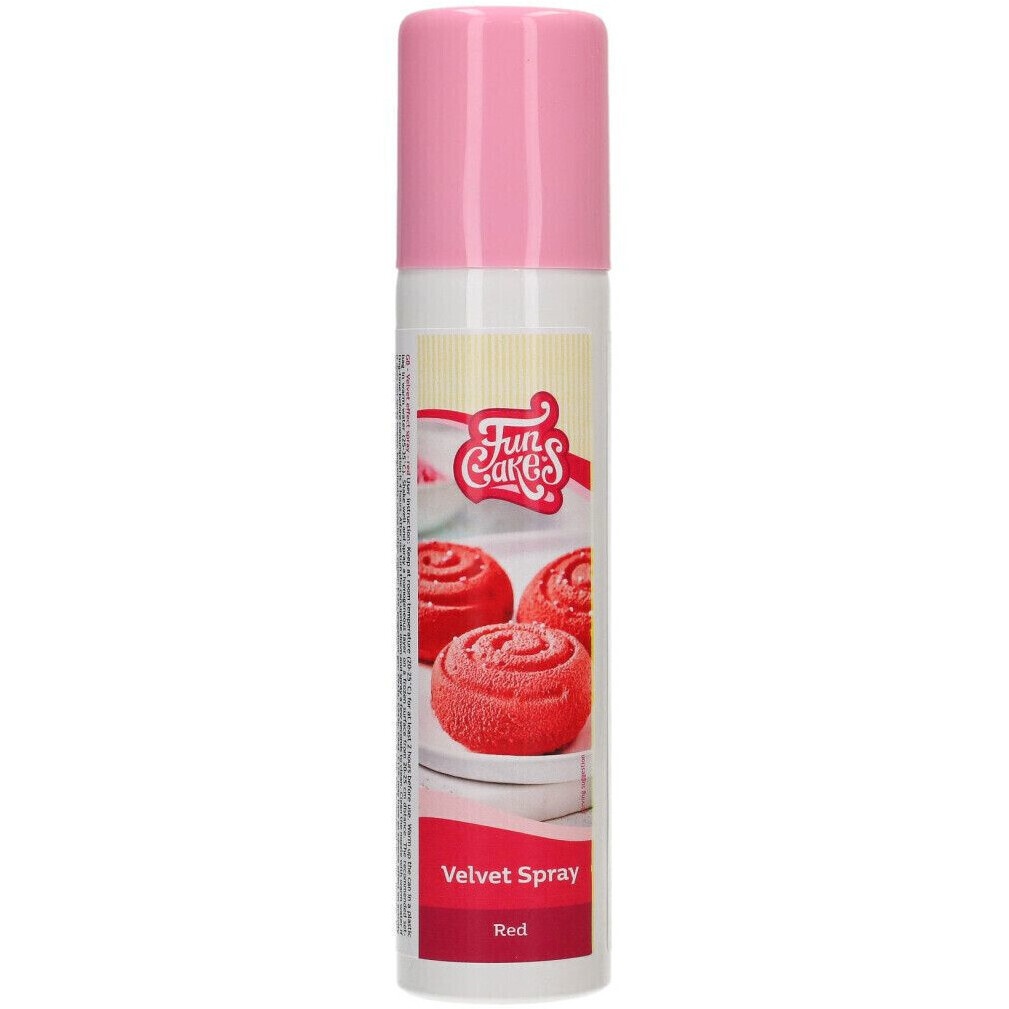 Spray comestível com efeito aveludado de 100 ml - Funcakes