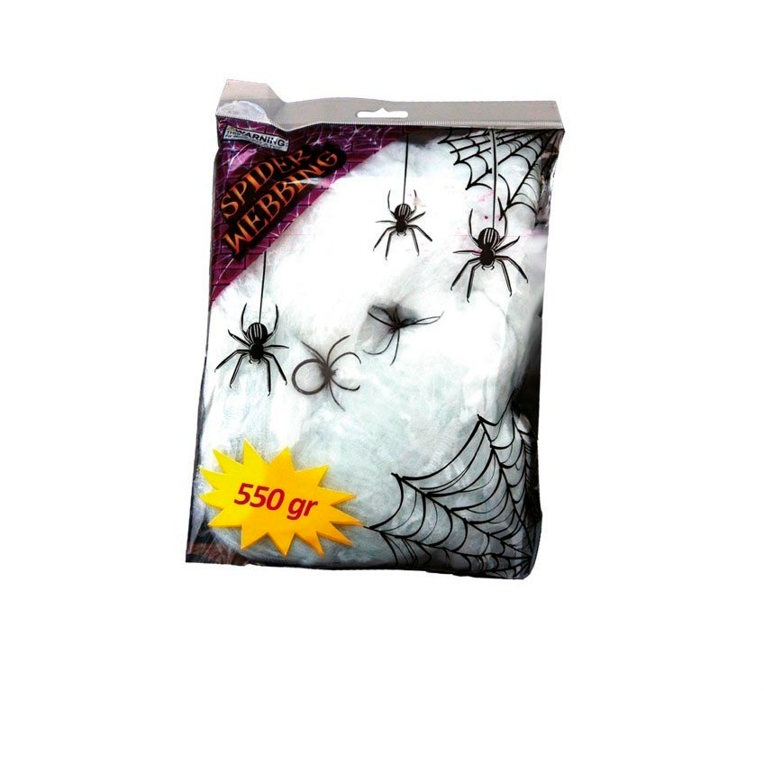 Teia de Aranha de 550 gr branca - 3