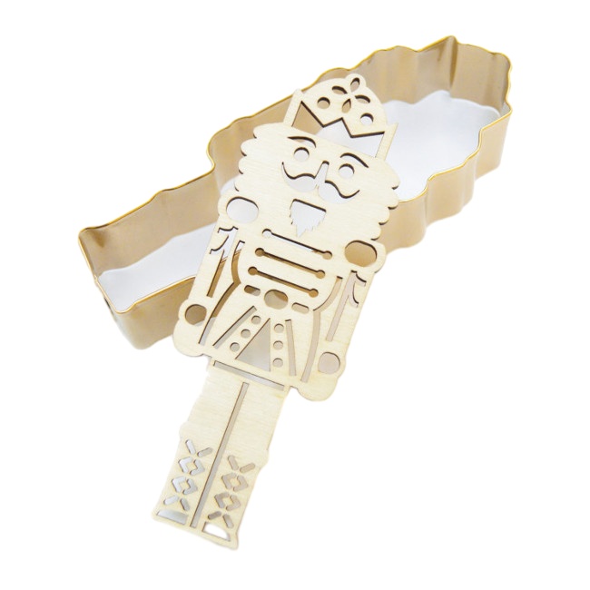 Cortador de quebra-nozes com carimbo 12,8 x 4,7 cm - Scrapcooking