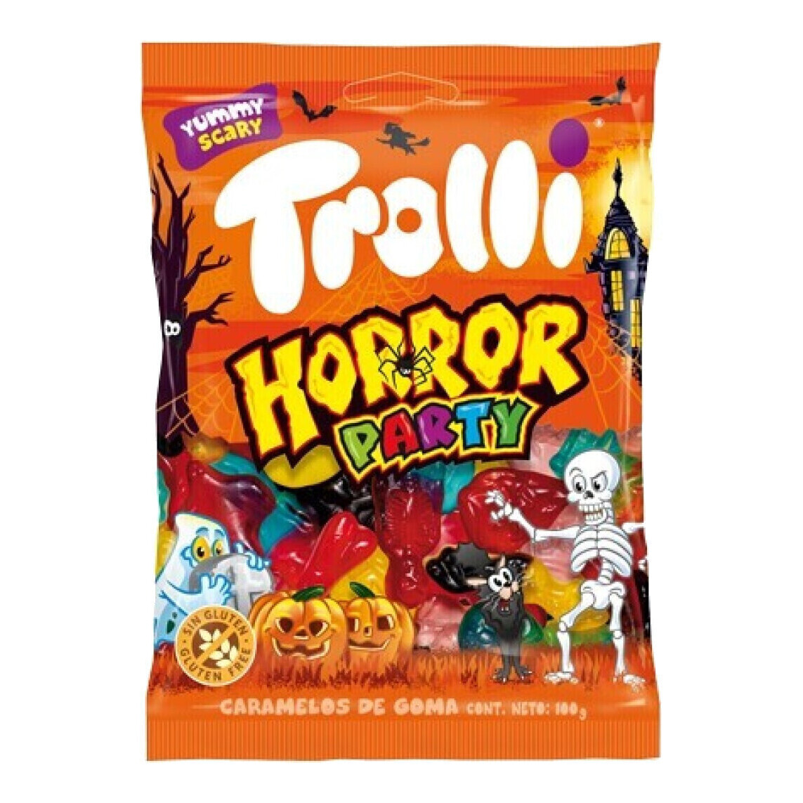 Saco sortido de gomas de Halloween - Trolli Horror Party - 100 gr
