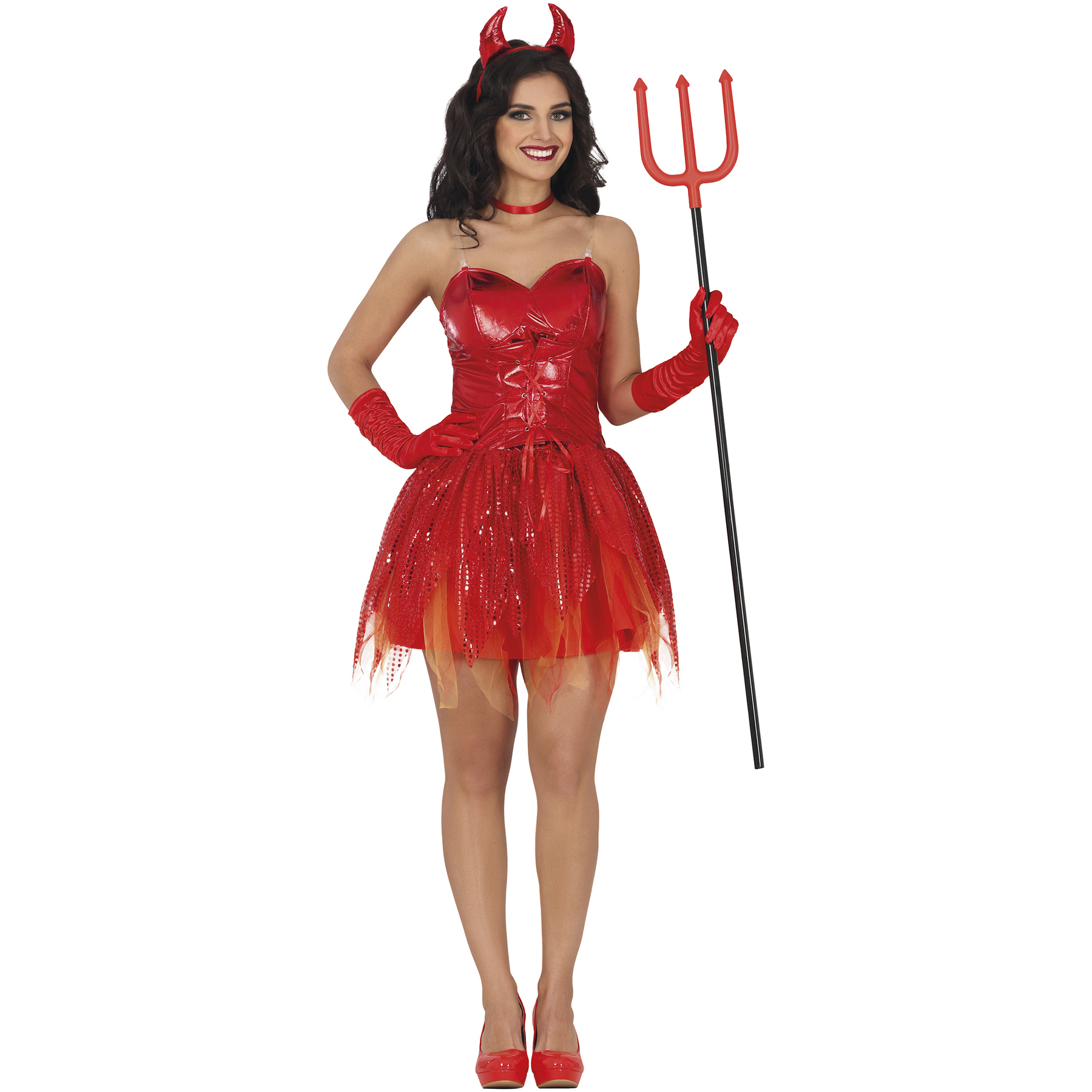 Fantasia de diabla sexy para senhora