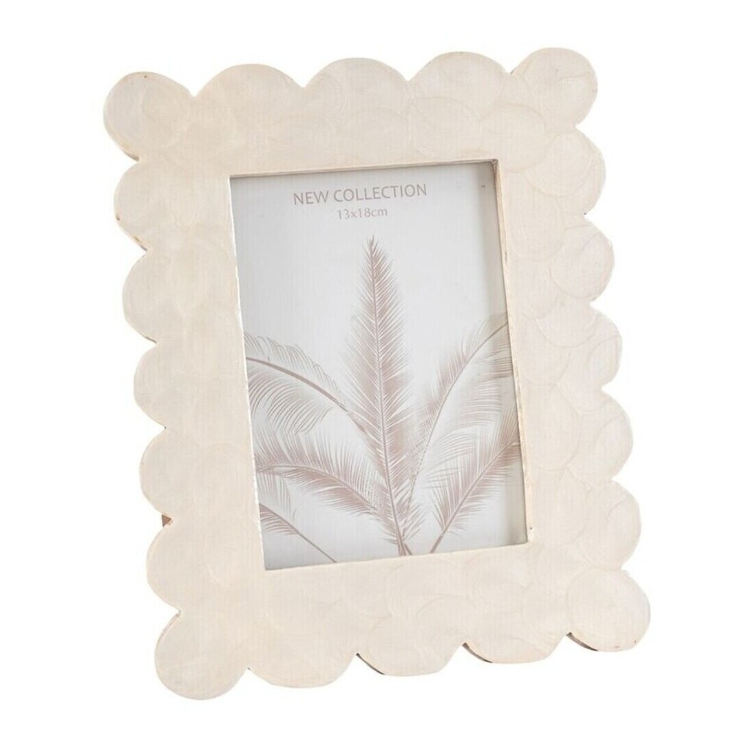 Moldura para foto de 13 x 18 cm Ivory em madeira